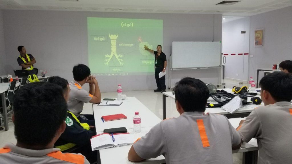 SCBA Training For Khmer Brewery